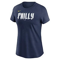 T-shirt Nike bleu marine Philadelphia Phillies 2024 City Connect pour femme