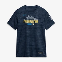 Women's Nike Navy Philadelphia Phillies Authentic Collection City Connect Velocity Dri-FIT T-Shirt