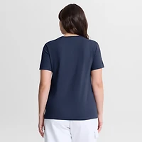 T-shirt Nike City Connect Arch bleu marine pour femme