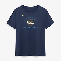 Women's Nike Navy Philadelphia Phillies City Connect Arch T-Shirt