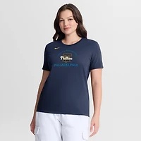 Women's Nike Navy Philadelphia Phillies City Connect Arch T-Shirt