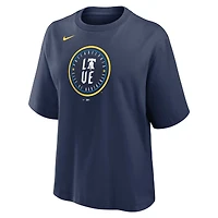 T-shirt Nike bleu marine pour femme avec logo City Connect des Philadelphia Phillies