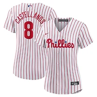 Women's Nike Nick Castellanos White Philadelphia Phillies Home Replica Player Jersey