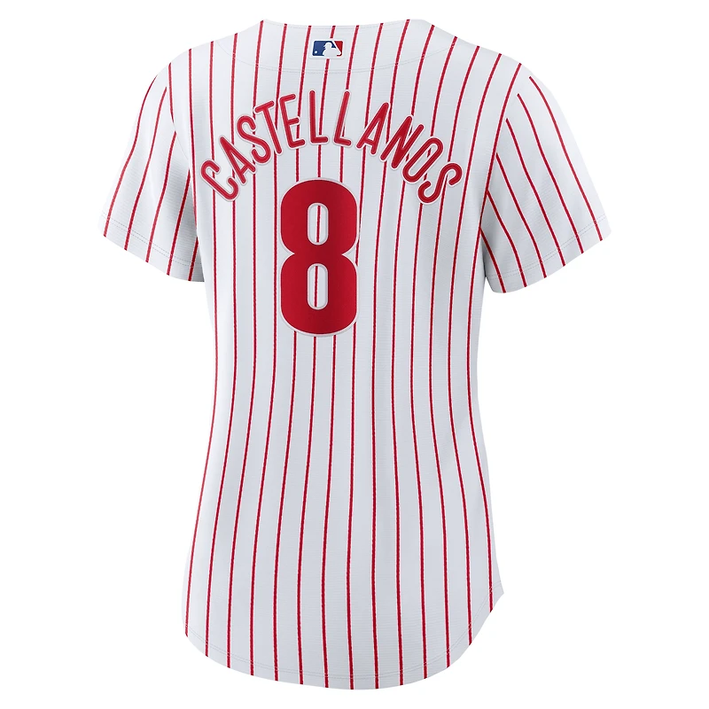 Women's Nike Nick Castellanos White Philadelphia Phillies Home Replica Player Jersey