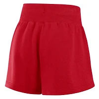 Short de détente Nike en molleton Phoenix à blocs couleurs rouge/bleu roi pour femme des Philadelphia Phillies