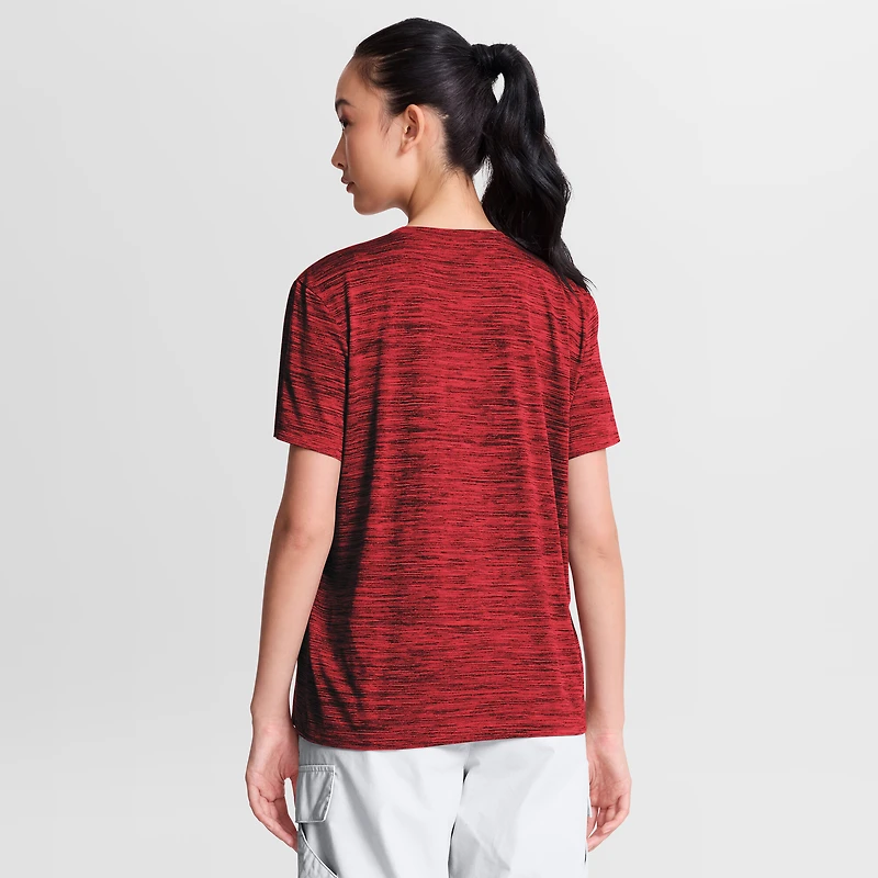 T-shirt Nike Velocity Dri-FIT Authentic Collection pour femmes, rouge, Philadelphia Phillies
