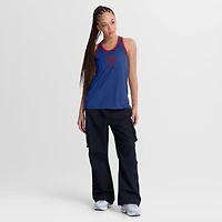 Women's Nike Royal Philadelphia Phillies Tri-Blend Dri-FIT Racerback Tank Top