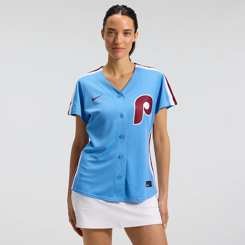 Women's Nike Ryan Howard Light Blue Philadelphia Phillies Replica Jersey