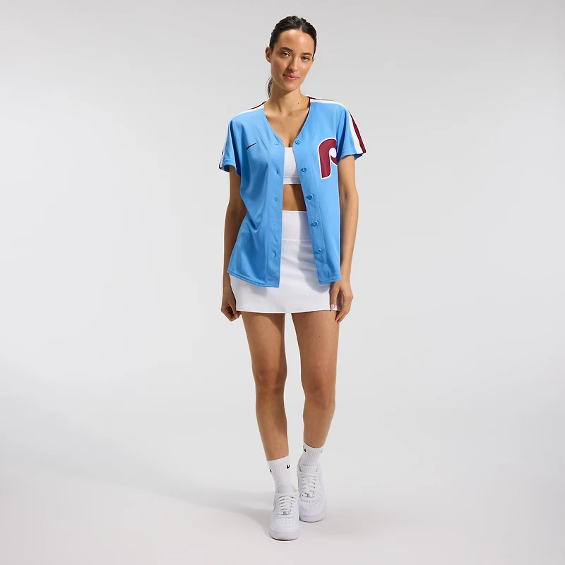 Women's Nike Ryan Howard Light Blue Philadelphia Phillies Replica Jersey