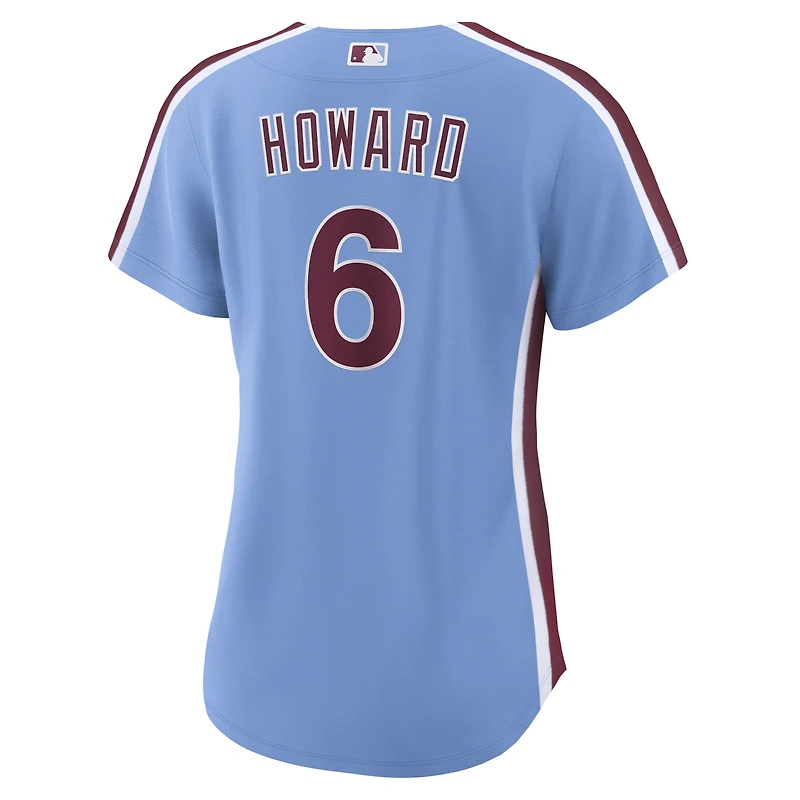 Women's Nike Ryan Howard Light Blue Philadelphia Phillies Replica Jersey