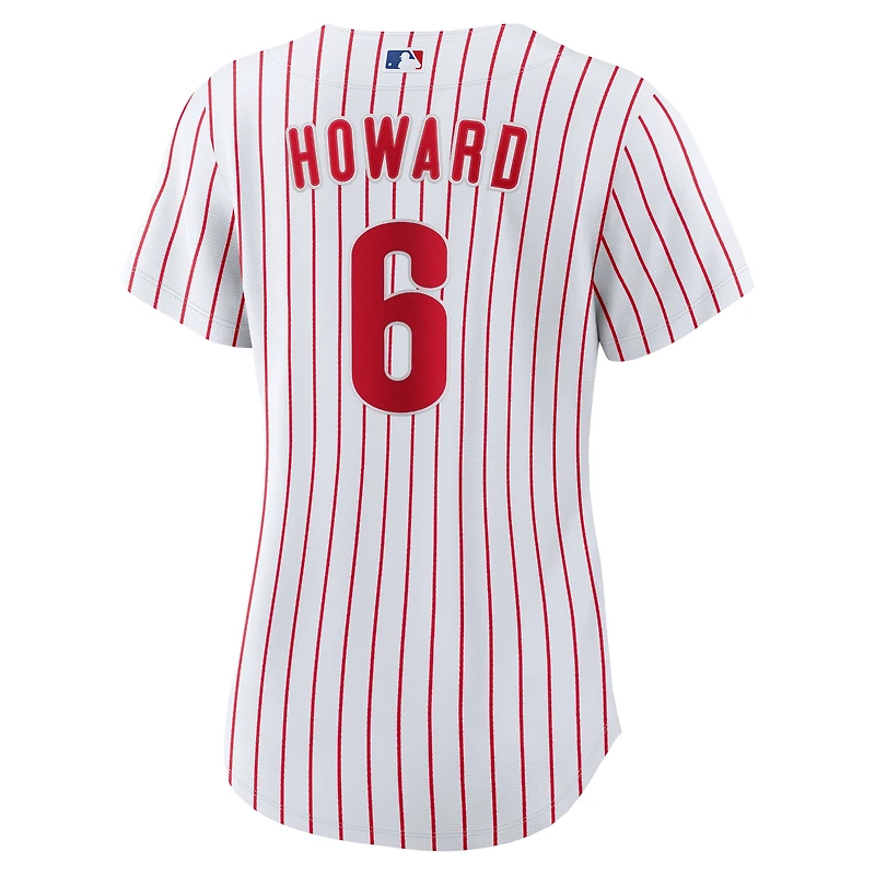 Maillot Nike Ryan Howard blanc réplique des Phillies de Philadelphie pour femme