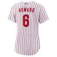 Maillot Nike Ryan Howard blanc réplique des Phillies de Philadelphie pour femme