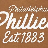 Sweat-shirt court à enfiler Paint The City pour femme Pro Standard Brown des Philadelphia Phillies