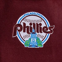 Women's Pro Standard Burgundy Philadelphia Phillies Game Day Classics Wool Varsity Jacket