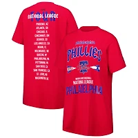 Robe t-shirt surdimensionnée Pro Standard rouge des Phillies de Philadelphie pour femmes City Tour