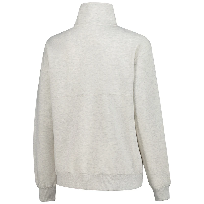 Pull polaire à fermeture éclair quart de tour pour femme, motif avoine, doux comme du raisin, des Philadelphia Phillies