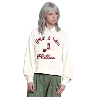 Sweat à capuche Starter Cream pour femme, modèle Baseline des Phillies de Philadelphie