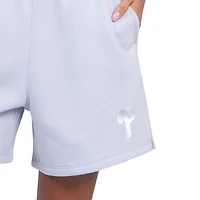 Women's Starter  Light Blue Philadelphia Phillies Pastel High Waisted Shorts