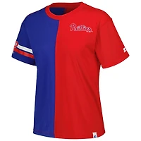T-shirt Power Move pour femmes, rouge démarreur/Royal Philadelphia Phillies