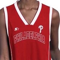 Women's Starter  Red Philadelphia Phillies Line Up Sneaker Sleeveless Maxi Dress