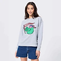 Women's Terez Gray Philadelphia Phillies Gems Marquee Icon Sweatshirt