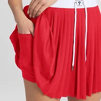 Jupe-short plissée rouge Philadelphia Phillies de la marque WEAR by Erin Andrews pour femme