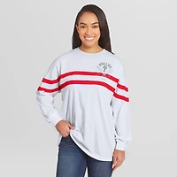 T-shirt rayé oversize à manches longues Philadelphia Phillies de la marque WEAR by Erin Andrews pour femmes