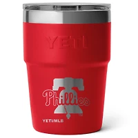 Gobelet empilable Rambler YETI Philadelphia Phillies 473 ml avec couvercle Magslider