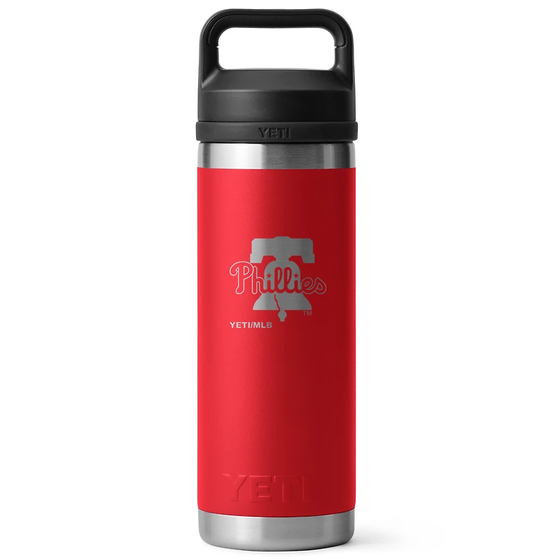 YETI Philadelphia Phillies 18oz. Rambler Chug Water Bottle