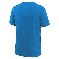 T-shirt Nike Aqua Philadelphia Phillies Authentic Collection City Connect Velocity Performance pour jeunes