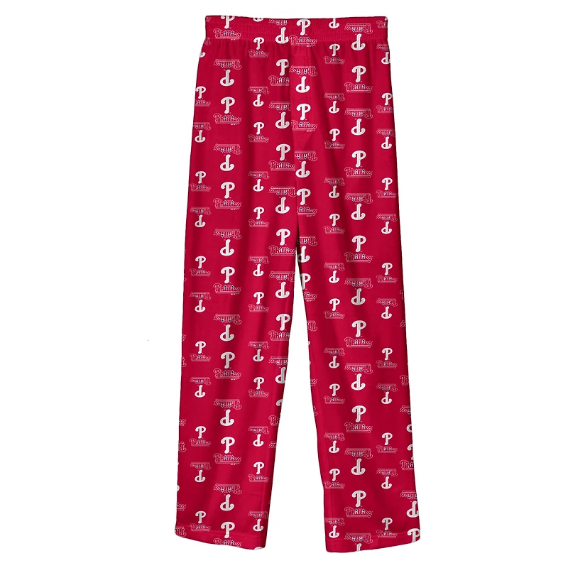 Pantalon rouge de l'équipe des Phillies Philadelphie Fanatics pour jeunes
