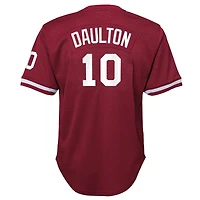 Youth Mitchell & Ness Darren Daulton Burgundy Philadelphia Phillies Cooperstown Collection Mesh Batting Practice Jersey