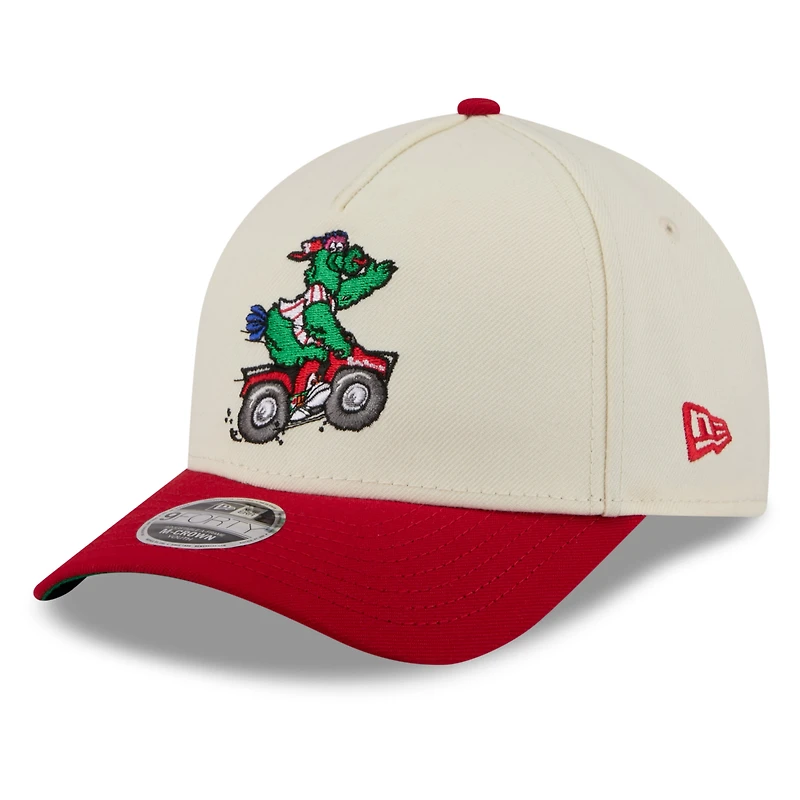 Youth New Era Cream/Red Philadelphia Phillies 2026 MLB All-Star Game Fan Pack Phanatic M-Crown 9FORTY Adjustable Hat
