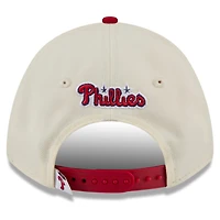 Youth New Era Cream/Red Philadelphia Phillies 2026 MLB All-Star Game Fan Pack Phanatic M-Crown 9FORTY Adjustable Hat