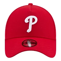 Youth New Era Red Philadelphia Phillies 9FORTY A-Frame Adjustable Hat