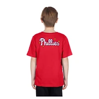 Youth New Era  Red Philadelphia Phillies Stars & Cap T-Shirt