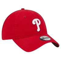 Casquette réglable 9TWENTY rouge pour jeunes des Phillies de Philadelphie