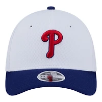 Youth New Era  White/Red Philadelphia Phillies Baseball 39THIRTY M-Crown Flex Hat