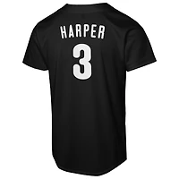Maillot Nike Bryce Harper noir pour jeunes des Philadelphia Phillies