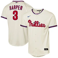 Maillot réplique alternatif Nike Bryce Harper bleu clair des Phillies de Philadelphie pour jeunes
