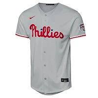 Youth Nike Bryce Harper Gray Philadelphia Phillies USA 250 Fourth of July Road Replica Jersey