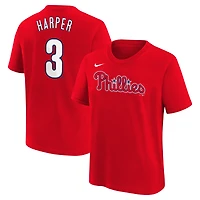 T-shirt Nike Bryce Harper rouge des Phillies de Philadelphie pour enfant