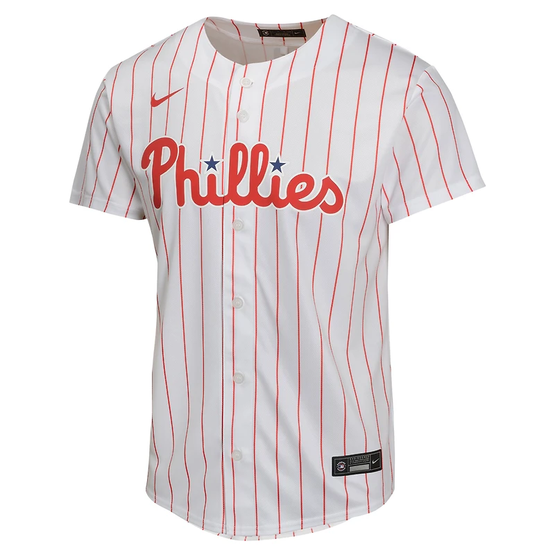 Maillot de joueur match à domicile Nike Bryce Harper pour jeunes des Phillies Philadelphie, blanc