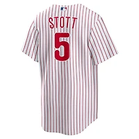 Youth Nike Bryson Stott White Philadelphia Phillies Home Replica Jersey