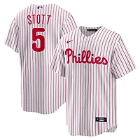 Youth Nike Bryson Stott White Philadelphia Phillies Home Replica Jersey
