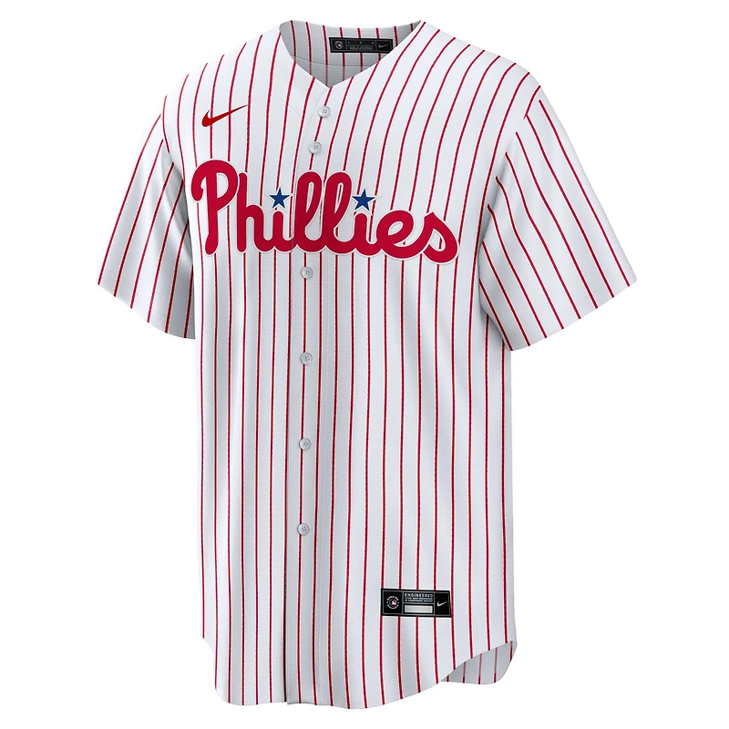 Youth Nike Jhoan Duran White Philadelphia Phillies Home Replica Jersey