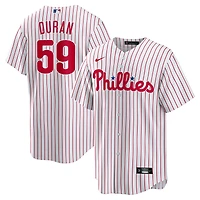 Youth Nike Jhoan Duran White Philadelphia Phillies Home Replica Jersey