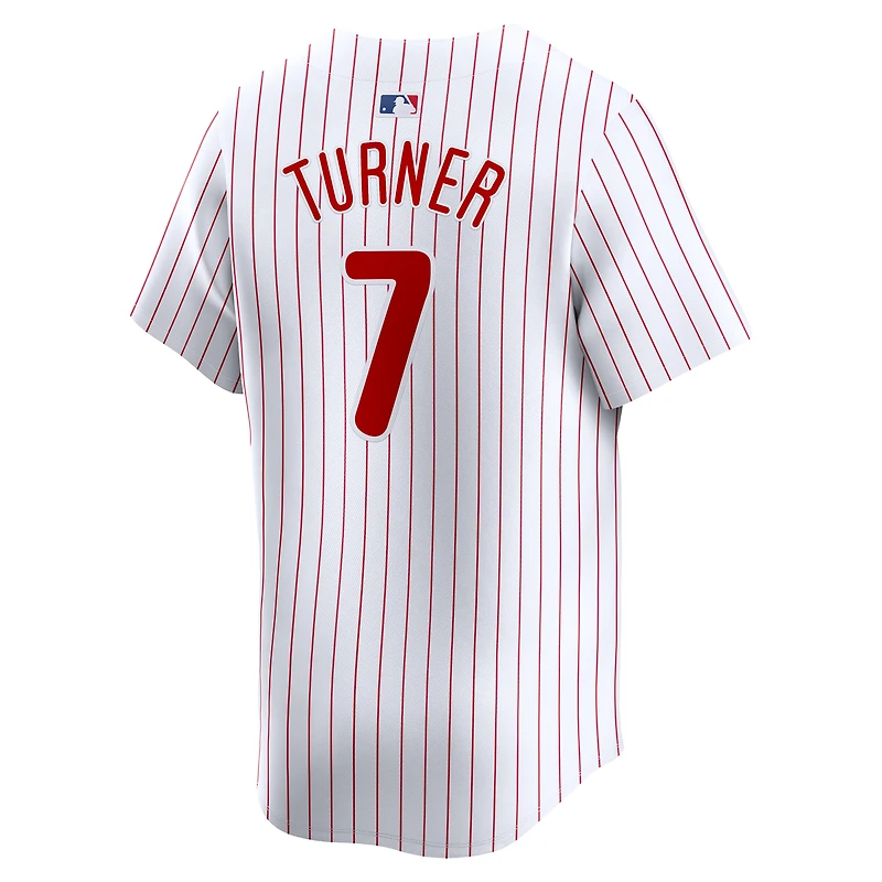 Youth Nike Trea Turner White Philadelphia Phillies Home Limited Player Jersey