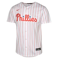 Maillot Nike blanc à domicile des Philadelphia Phillies pour jeunes