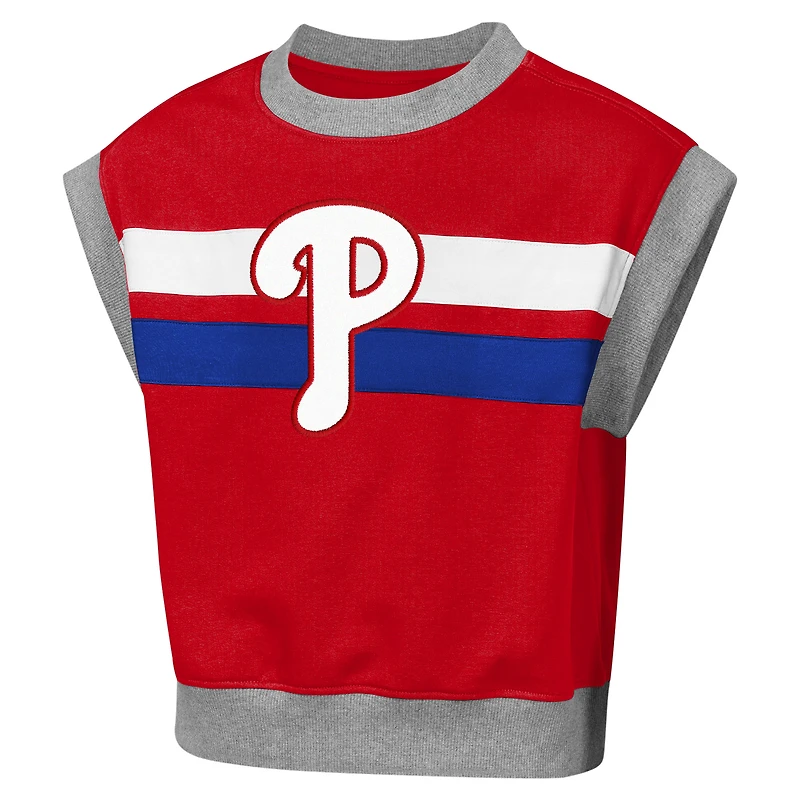 Youth Outerstuff Red Philadelphia Phillies Big League Short Stop T-Shirt & Shorts Set